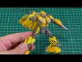 Transformers Studio Series 117 Bumblebee Film Deluxe Class Bumblebee Robot Mode To Car Mode