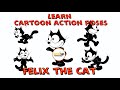 Lets Talk About Drawing Felix Cartoon Action Poses Step By Step