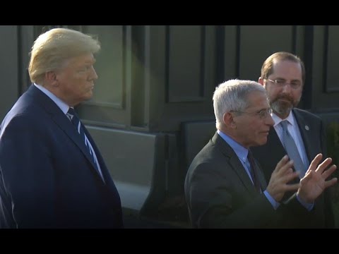 Trump & team talk to reporters about virus vaccines & therapies 3/3/2020