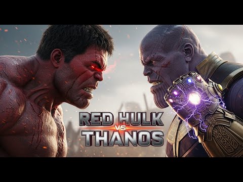 Red Hulk VS Thanos Epic Fight- You Never Seen Before