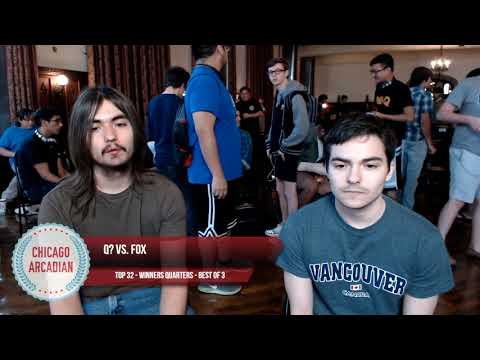 Chicago Arcadian 4 - Q? (Dr. Mario) vs. Slop (Fox) - SSBM - Top 32, Winners Quarters