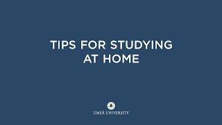 Film: Tips for studying at home