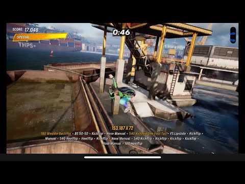 Easy 10 million point combo | Shipyard | Tony Hawk Pro Skater 3+4