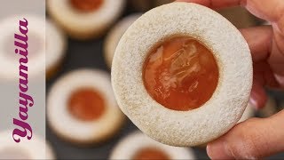Biscotti Occhio di Bue (SENZA BURRO) | Jam Filled No Butter Cookies
