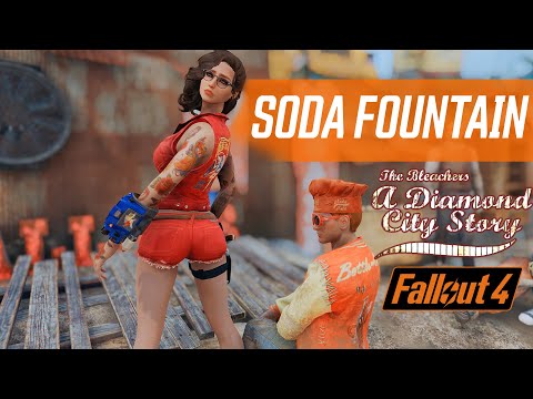 Fallout 4 - Soda Fountain - A DIAMOND CITY STORY - The Bleachers Quest Mod