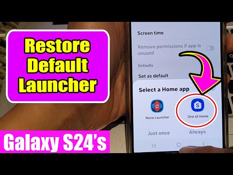 Get Rid of Nova Launcher (or Any Other): Restore Default Launcher on Galaxy S24/S24+/Ultra