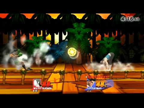 Wii fit trainer vs. Little mac