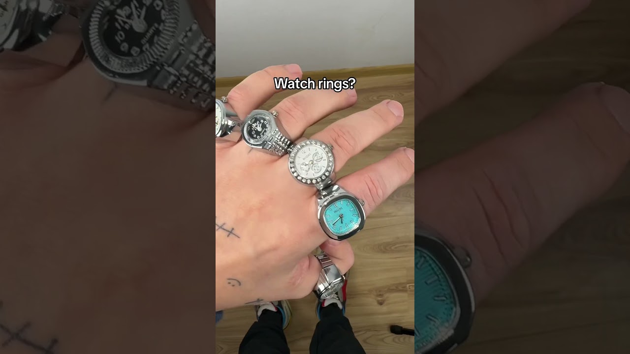 Thats soo cool🤩#ringwatch #miniwatch #ringcasio #casiowatch #jewels #viral #love #rings