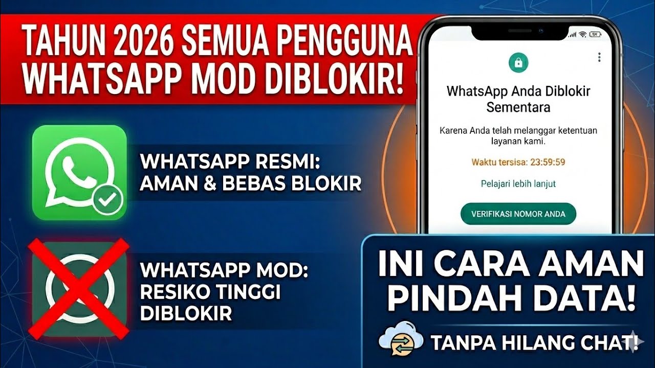 Cara Aman Pindah dari WhatsApp Mod ke WhatsApp Resmi Tanpa Hilang Chat