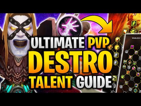 #1 GOD-TIER Destruction Warlock PvP TALENT BUILD - WoW Arena Guide - Cobrak Dragonflight 10.0.5 Tips