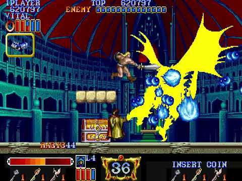 [TAS] Arcade Magic Sword: Heroic Fantasy 'all floors, 1 player, hardest' in 17:02,211 (RTA) by Ne,,,