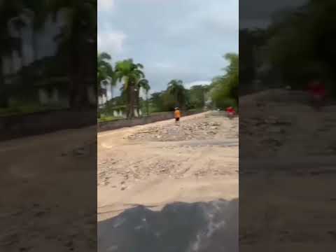 No hay paso por Quebrada Blanca, municipio Alberto Adriani del estado Mérida.​ Guayabones - Mucujepe