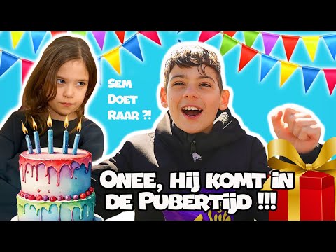 SEM VIERT ZIJN VERJAARDAG !! 12 JAAR  - De Bakkertjes #939