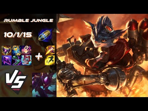 JUNGLE Rumble vs Kha'Zix - NA Challenger Patch 14.6