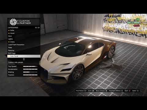 GTA V - Truffade Thrax Customization (Bugatti Divo)