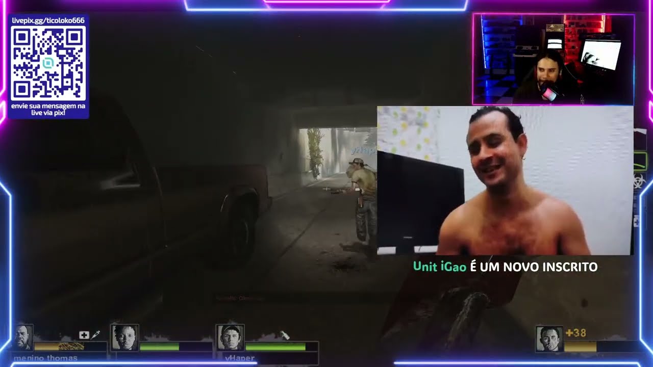 Live de fim de ano, TICO LOKO, RICA GAMES, MENINO THOMAS.