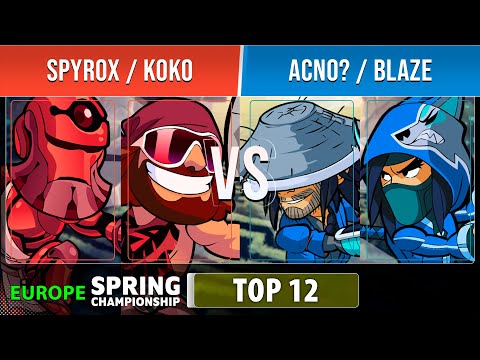 Spyrox & Koko VS Acno? & Blaze - Top 12 - EU - Brawlhalla Spring Championship 2022