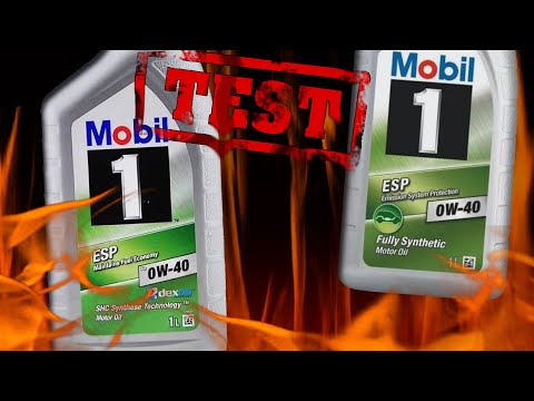 Mobil 1 ESP X3 0W40 vs Mobil 1 ESP 0W40 400°C Test.