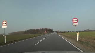 Car ride Køre ud i sommerlandene. Varde - Skive UHD/4K /HDR Video 04