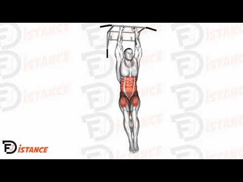 Exercice Élévation de genoux obliques suspendus