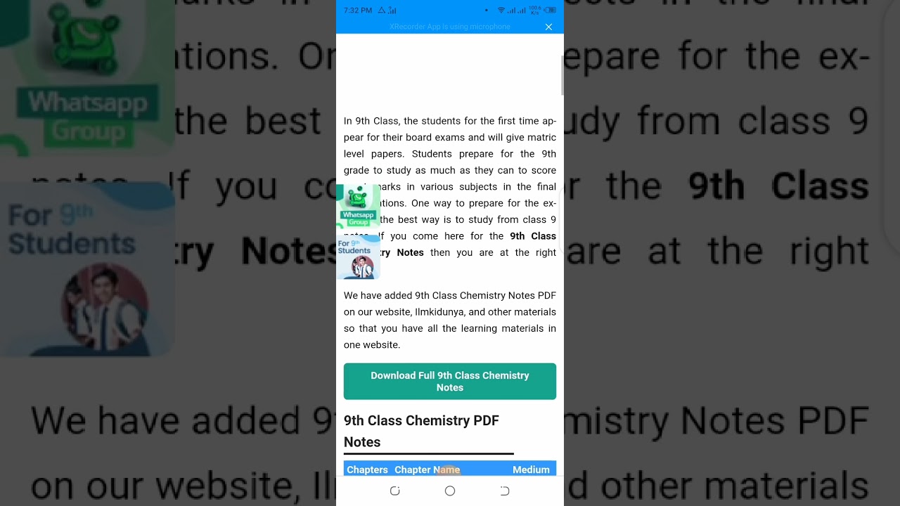 How to Download Class 9th Chemistry Chapter 1 Notes Pdf(PTB)#share #education #learn  #instagram