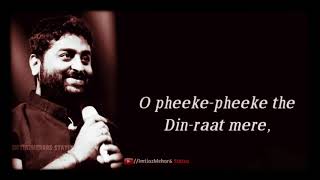 Arijit Singh New Whatsapp StatusO Pheeke Pheeke th