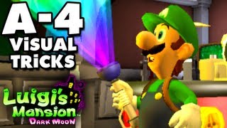 Luigi's Mansion Dark Moon - Gloomy Manor - A-4 Visual Tricks (Nintendo 3DS Gameplay Walkthrough)