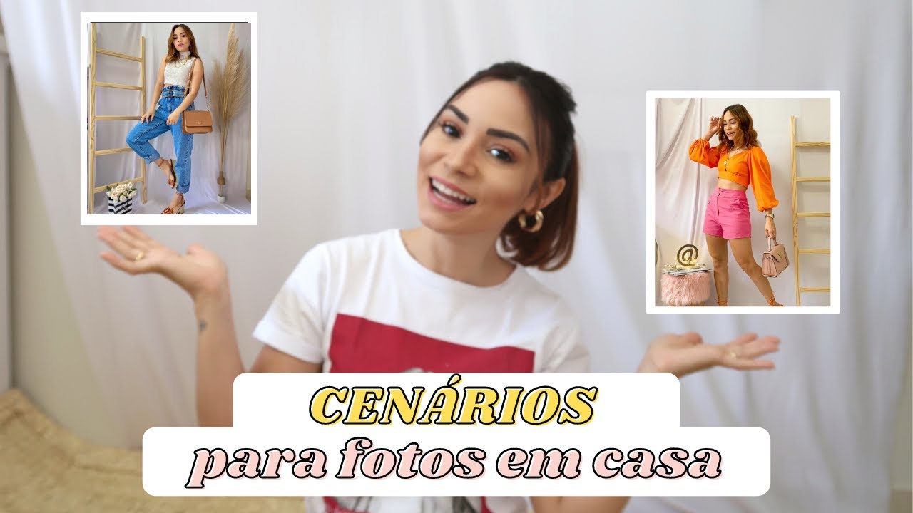 Como fazer cenários para fotos - em casa