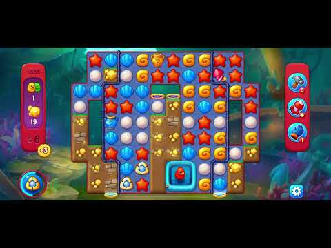 Game video , Fishdom Level Hard 💣 5596