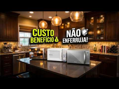 Melhor Micro-ondas Custo-Benefício 2026: Top 3 Que NÃO Enferrujam!