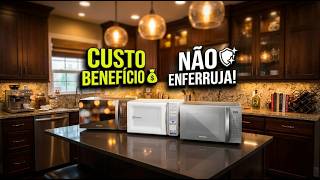 Melhor Micro-ondas Custo-Benefício 2026: Top 3 Que NÃO Enferrujam!