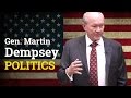 Should Military Officials Be Involved In Politics General Martin Dempsey 2017
