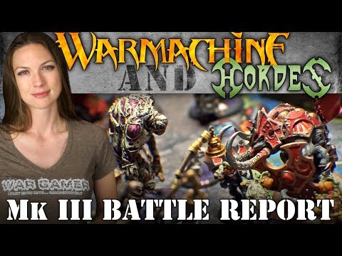 Grymkin v Skorne 50pt Battle Report - Warmachine & Hordes