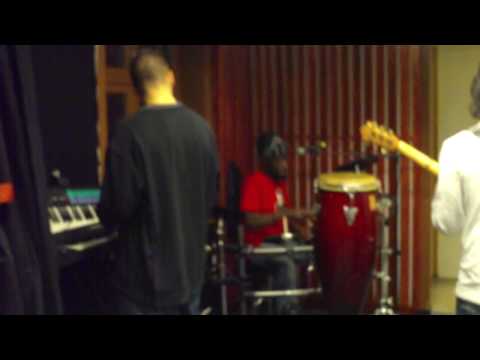 KaSimba on drums,StudioLive rehersal  pt 3