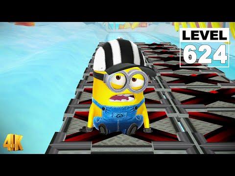 Minion Rush Referee Minion near miss an obstacle 65 times at The Arctic Base - Lavel 624 4K