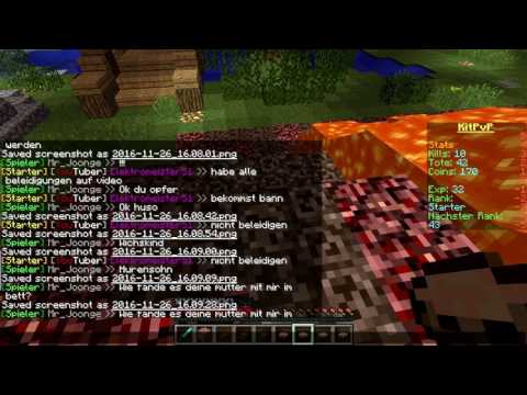 Minecraft Spieler beleidigt im Chat Admin und Youtuber