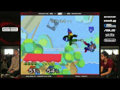GENESIS 3 - MIOM|Toph (Fox) vs GGU|Dayge (Falco) - SSBM Singles Pools - Wave C