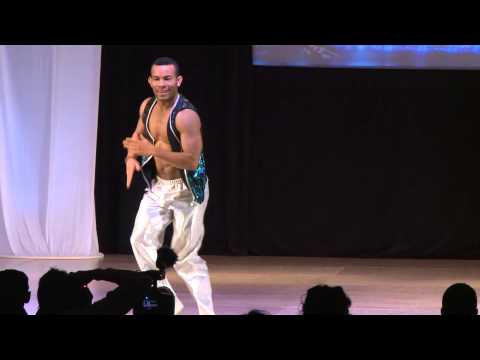 Takeshi Young - USA - World Latin Dance Cup 2012 Soloist Men Semi Finals