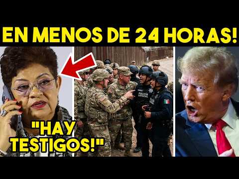 Lunes negro! ATORAN A MARU, exfiscal la hunde. Salen testigos. Cierran frontera, Trump se enreda.