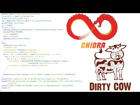 Reversing a Simple DirtyCOW Exploit/Malware Source