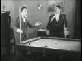 Laurel Hardy Playing Pool