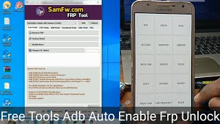 Samsung J7 Core (SM-J701F) Frp Baypss Auto ADB Enable Free Tools Frp Unlock 2022