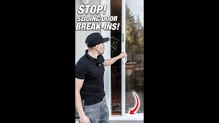 How To STOP Sliding Door BREAK-INS! #shorts