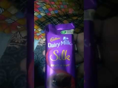 Dairy milk silk (Fruit and nut) 😆