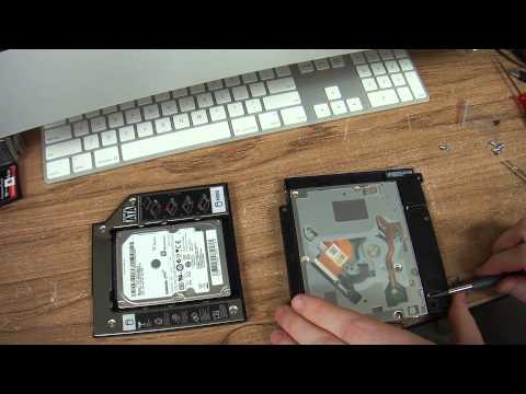 How to add a second hard drive to an iMac replacing a CD Drive
