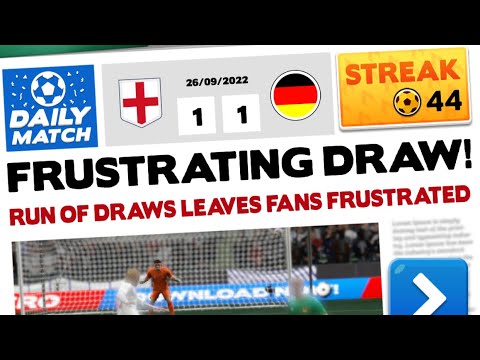 44 Streak - Score! Hero 2022 - England Vs. Germany