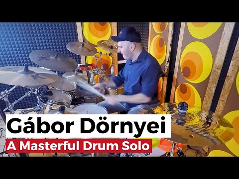 Gábor Dörnyei's CRAZY solo in the Drumtrainer studio