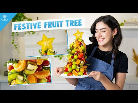 Festive Recipes: Festive Fruit Tree 🌲 #TasteTheDifference ✨ Packed with seasonal favorites 🤩