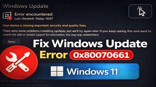 Fix Windows Update Error 0x80070661 on Windows 11