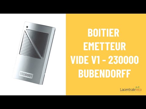 Remplacez facilement en 3 étapes votre boitier de télécommande Bubendorff V1